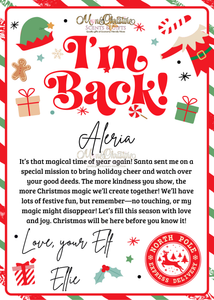 I'm Back and Good Bye Elf on the Shelf Puzzles