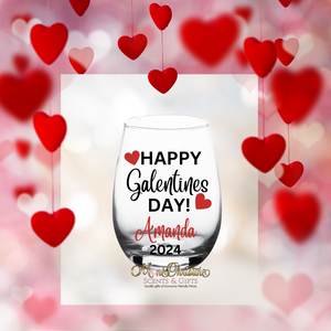 Galentine Stemless Wine Glass