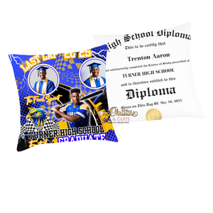 Graduation Pillow (double sided)