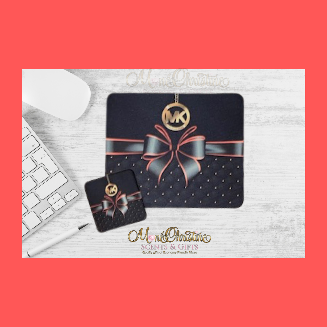 Personalized Mouse Pad with matching Coaster
