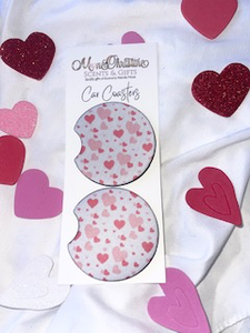 Valentine's Day Car Coasters
