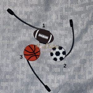 Sports Straw Toppers
