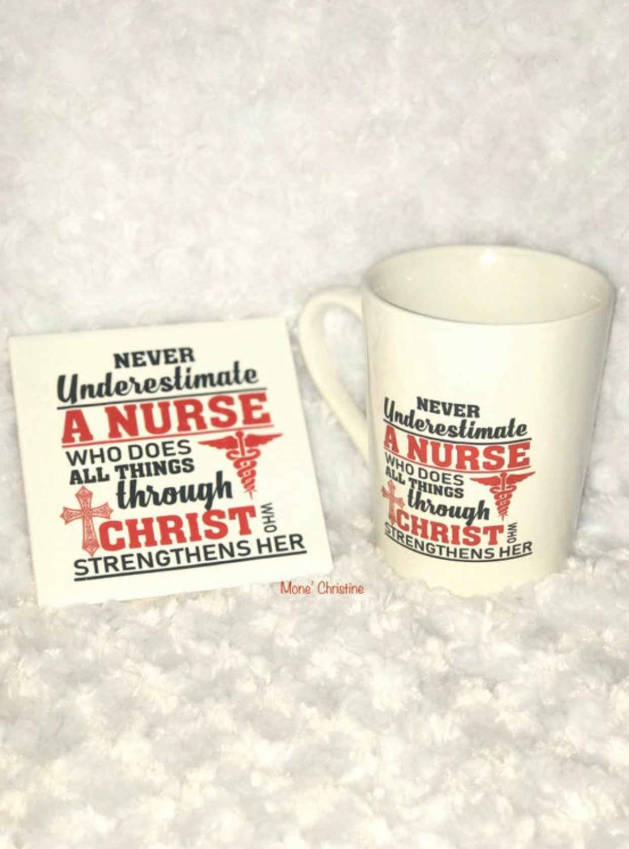 Assorted Mugs with matching coasters