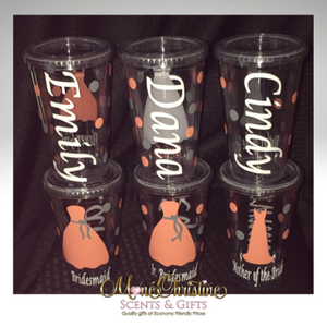 Bridal Party Acrylic Tumblers