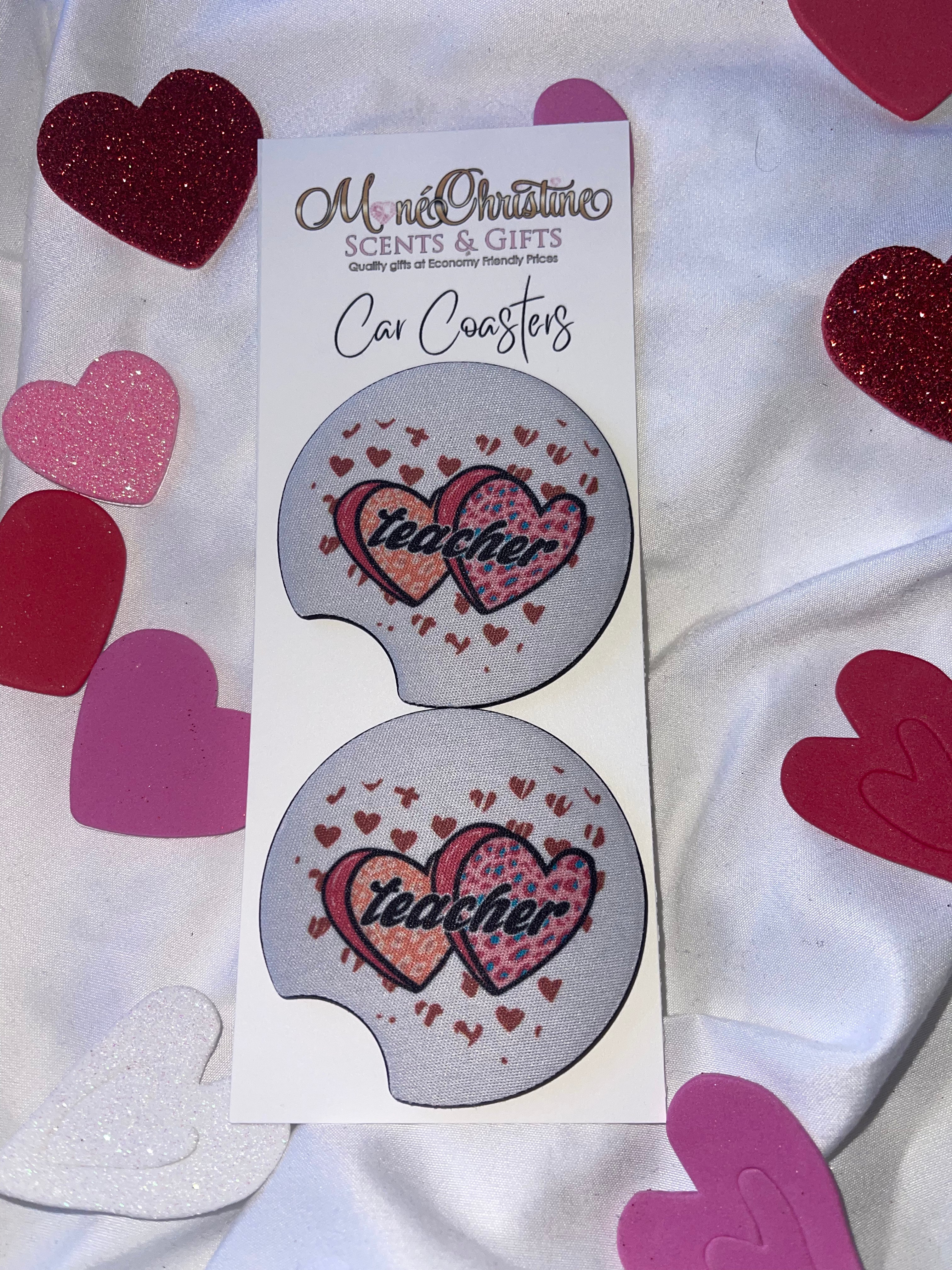 Valentine’s Car Coasters
