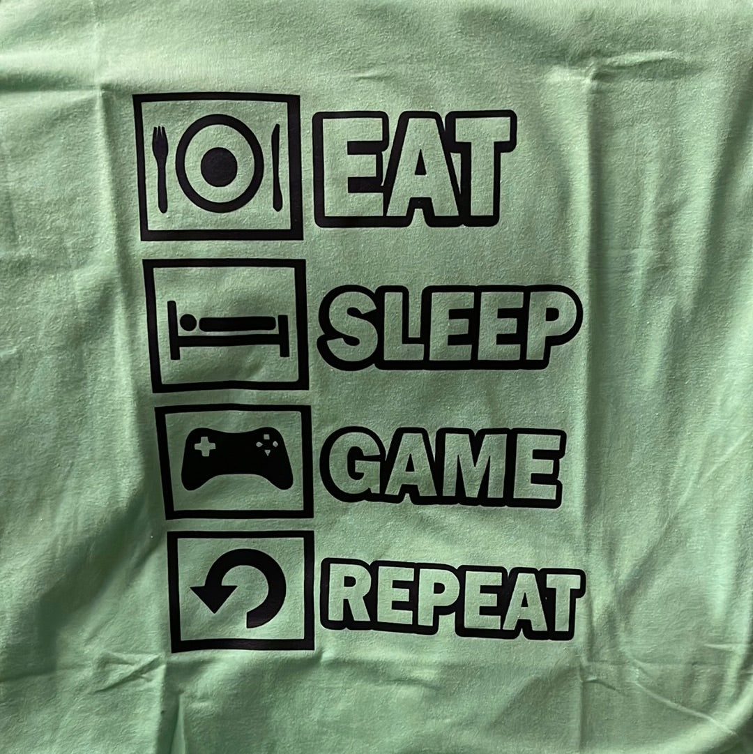 Eat Sleep Game Repeat style 2