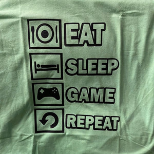 Eat Sleep Game Repeat style 2