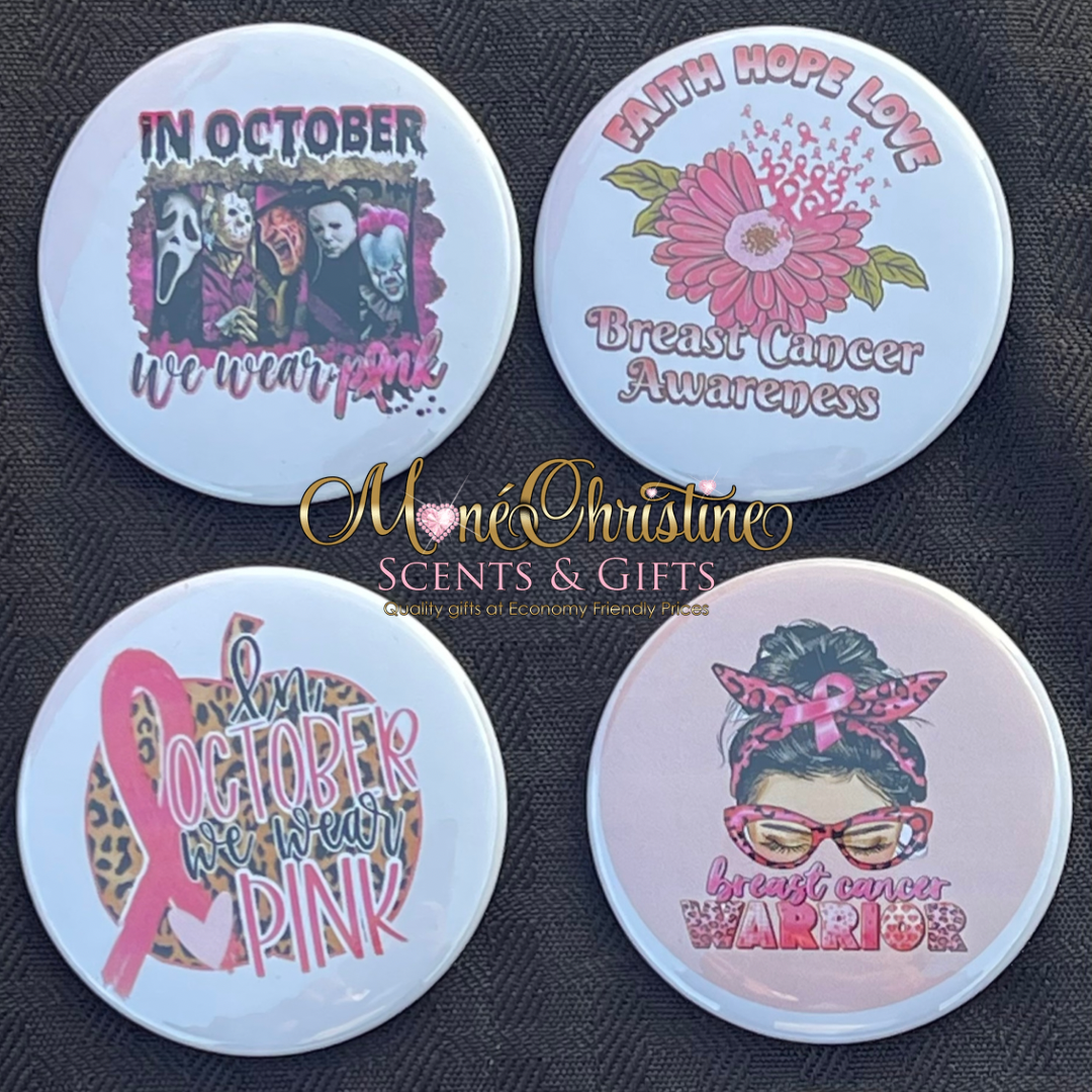Breast Cancer Awareness Buttons
