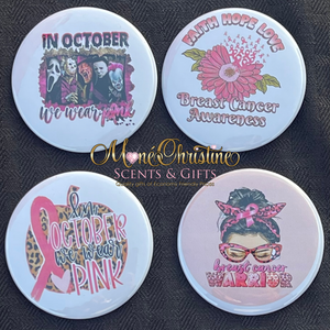 Breast Cancer Awareness Buttons