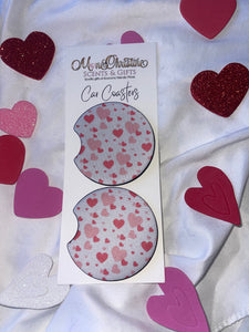 Valentine’s Car Coasters